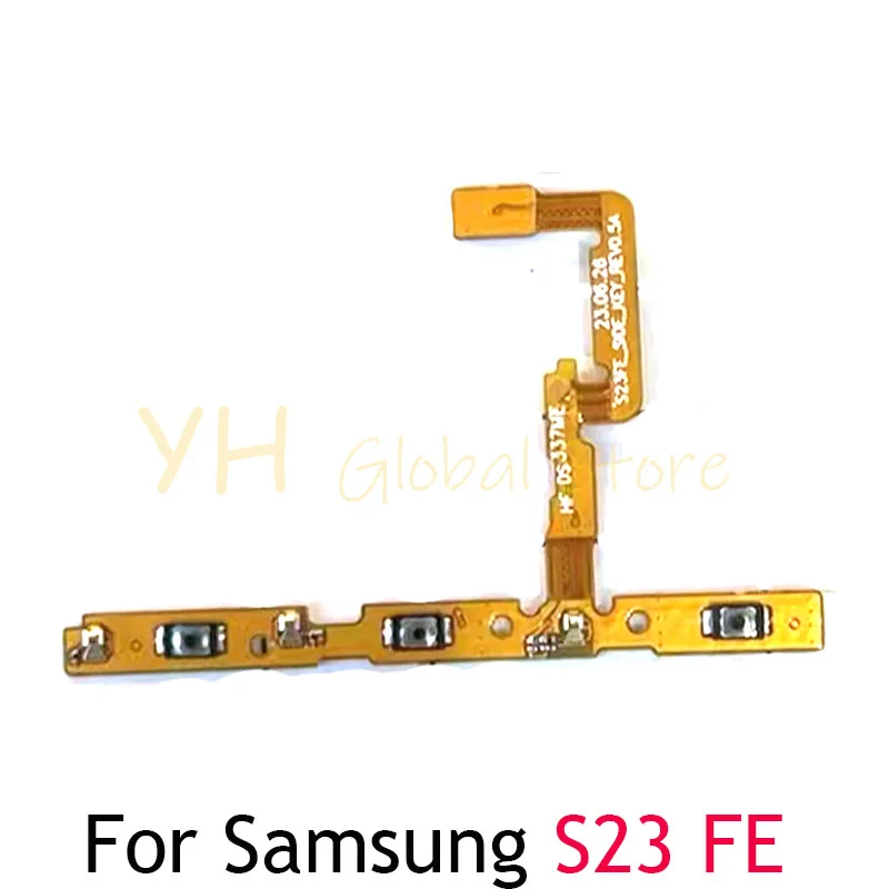 

10PCS For Samsung Galaxy S22 S23 Plus Ultra FE Power On Off Switch Volume Side Button Flex Cable