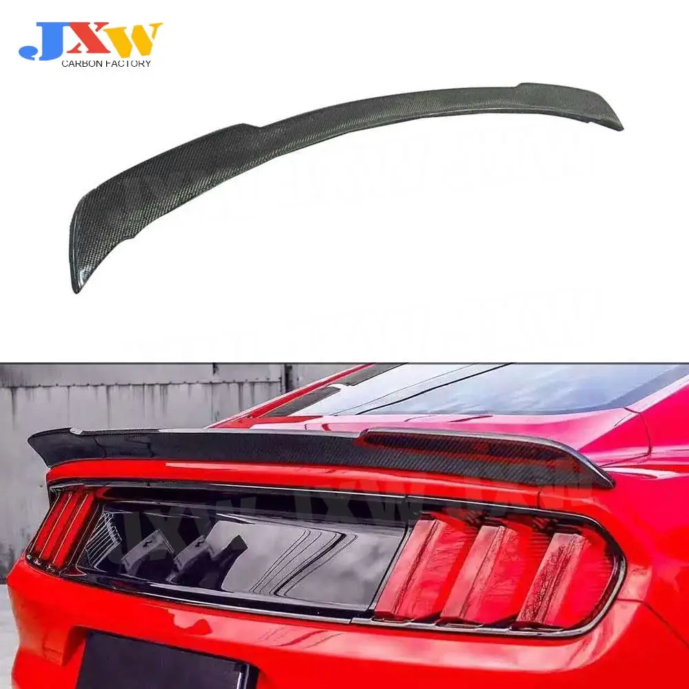 Carbon Fiber Duckbill Rear Trunk Wing Spoiler For Ford Mustang 2015