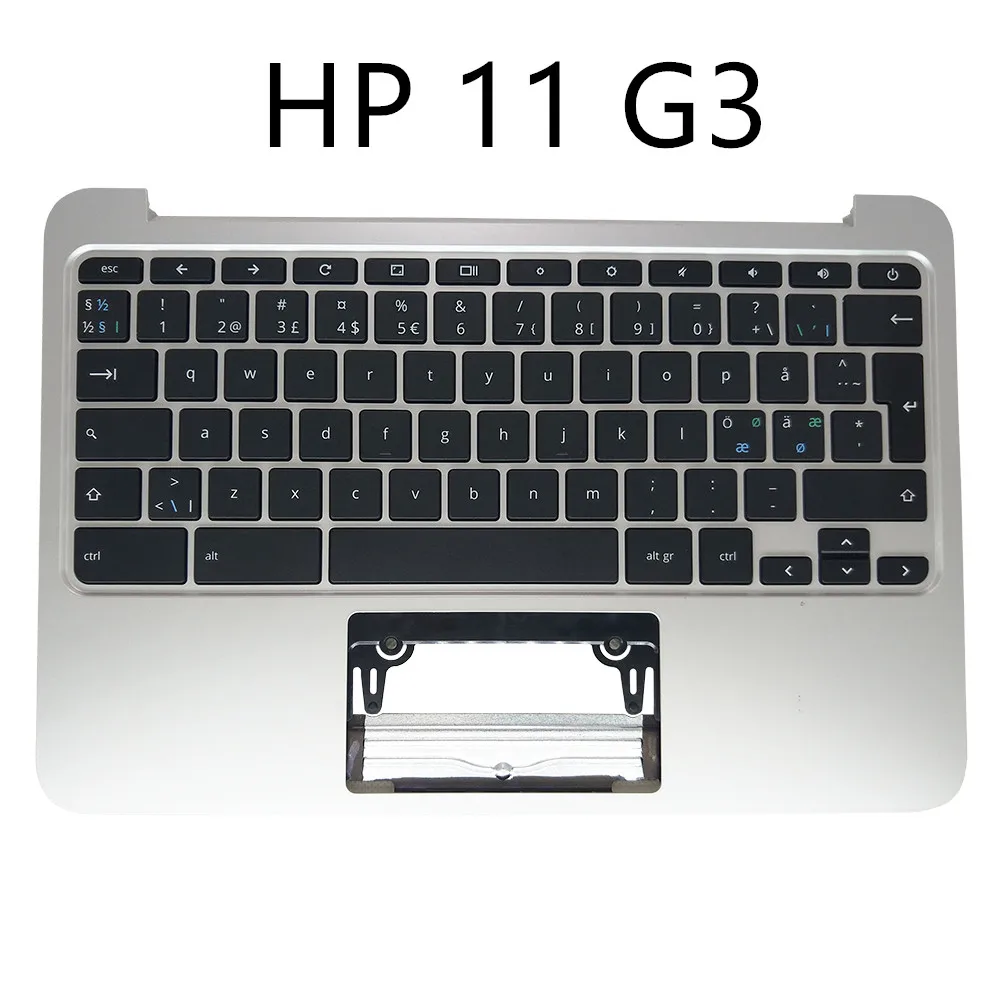 NE keyboard for HP Chromebook 11 G3 G4 G2 Norway black kb