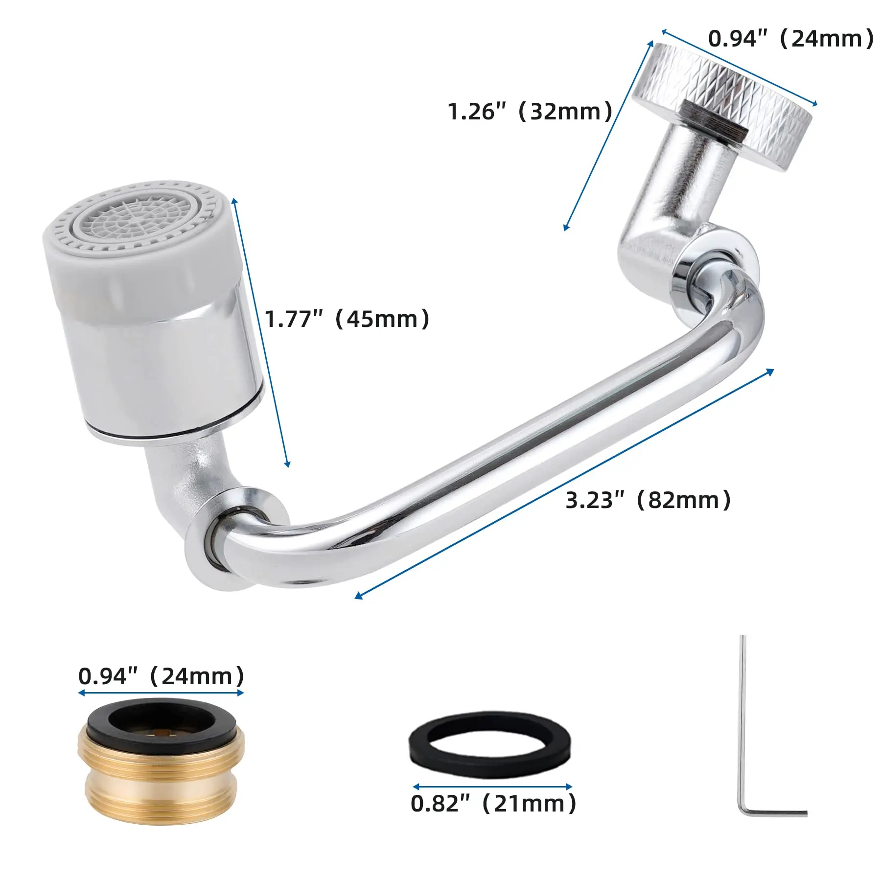 Рисунок 5 - Разветвитель для смесителя с поворотом