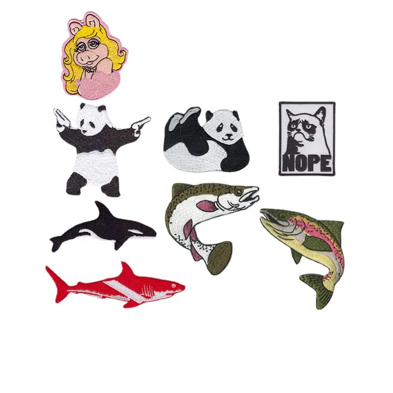 Pack De 15 Parches Bordados De Paisajes - Colores Vivos, Tamaño 3-7 Cm - Para Decorar O Reparar Ropa