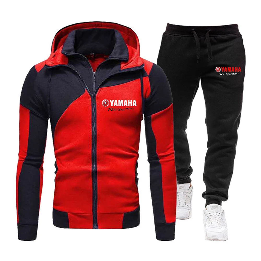 Yamaha hooded sweatshirt material close-up