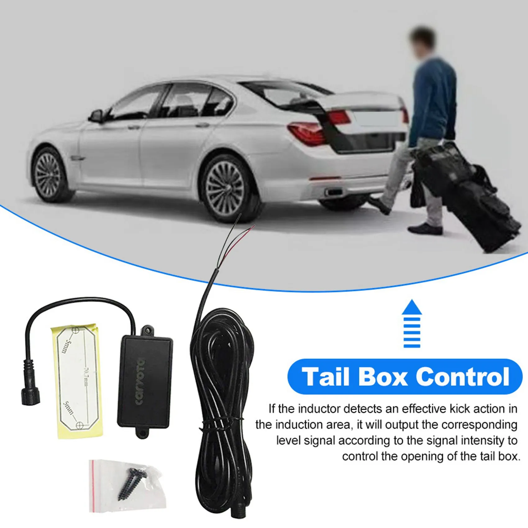 Capteur de démarrage de coffre activé 1 pied, pour porte arrière électrique  intelligent Auto, rabats de levage pour porte de voiture - AliExpress