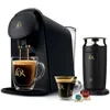Single-serve Coffee and Espresso Machine Combo with Frother, Matte Black 1