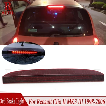 Posteriore 3a Luce Freno A LED Terza Lampada di Arresto Alta Per Renault Clio MK2 II MK3 III 1998 1999 2000 2001 2002 2003 2004-2014 7700410753