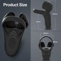 Männliches Hodenmassagegerät, Vibrator, Penisring, Hodensack, Perineumstimulator, Fernbedienung, Sexspielzeug für Männer, vibrierender Cockring 4