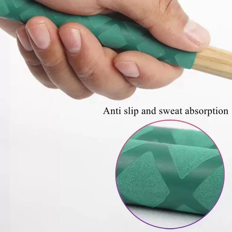 1 Pairs Anti Slip Heat Shrink Tubing Drumsticks Sleeve Cover, Anti Release Drum Stick Covers for 2-7 # drum sticks