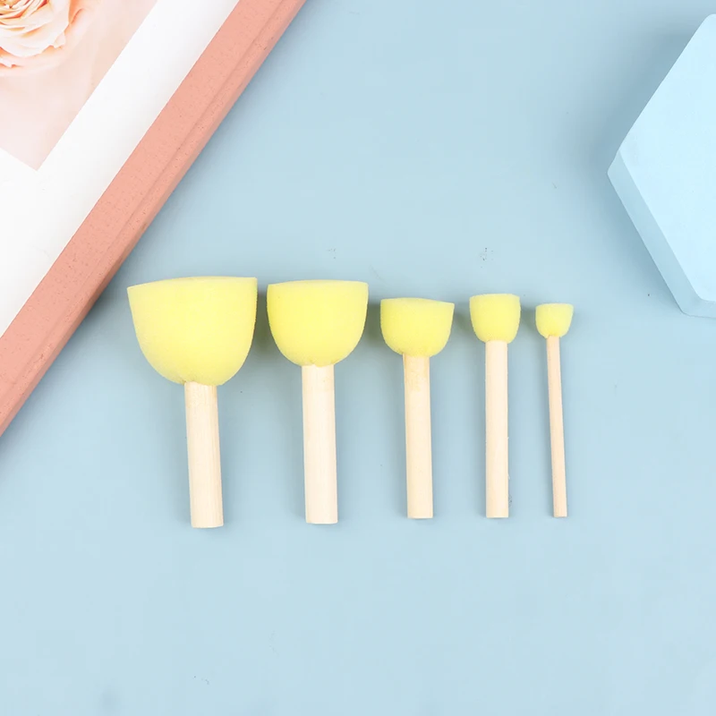 세라믹 스폰지 막대 세트, 물 흡수 조각 도자기 도구, DIY 공예, 손 만들기 액세서리, 세트당 5 개