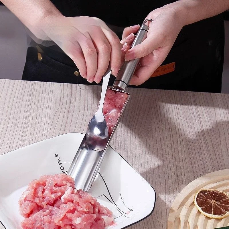 GIANXI Meatball Machine Cooking Homemade Tools Hot Pot Tofu Ball Mold Fish Ball Meatball Rice Making Kitchen Gadgets