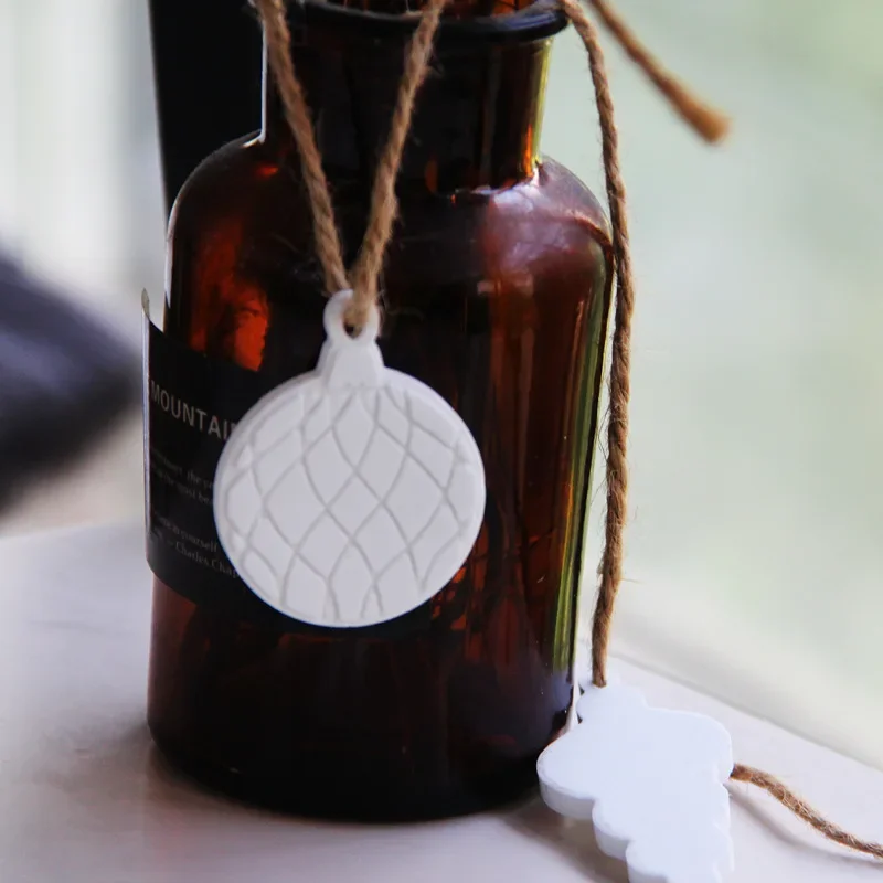 1pc DIY Ocean Conch Starfish Gypsum Fragrance Stone Mold Christmas Star Snowflake Lamp Painting Hanging Silicone Mold