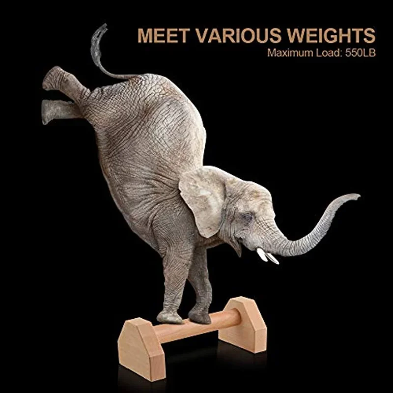Push-up Stand Wood Pushup Bars Exercise Non-Slip Parallettes Handle Stands Calisthenics Fitness Equipment Home Strength Training 3