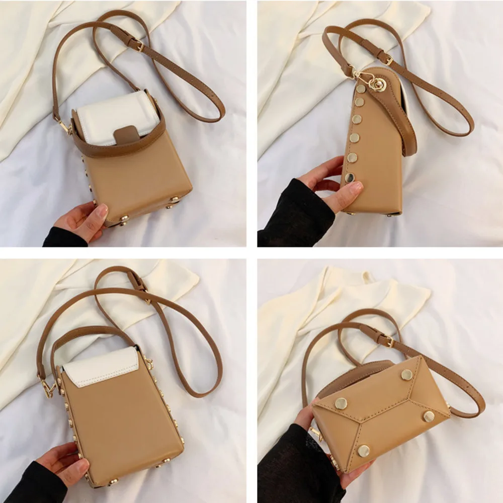 Borsa a tracolla donna quadrata alla moda elegante e versatile_voghion.com