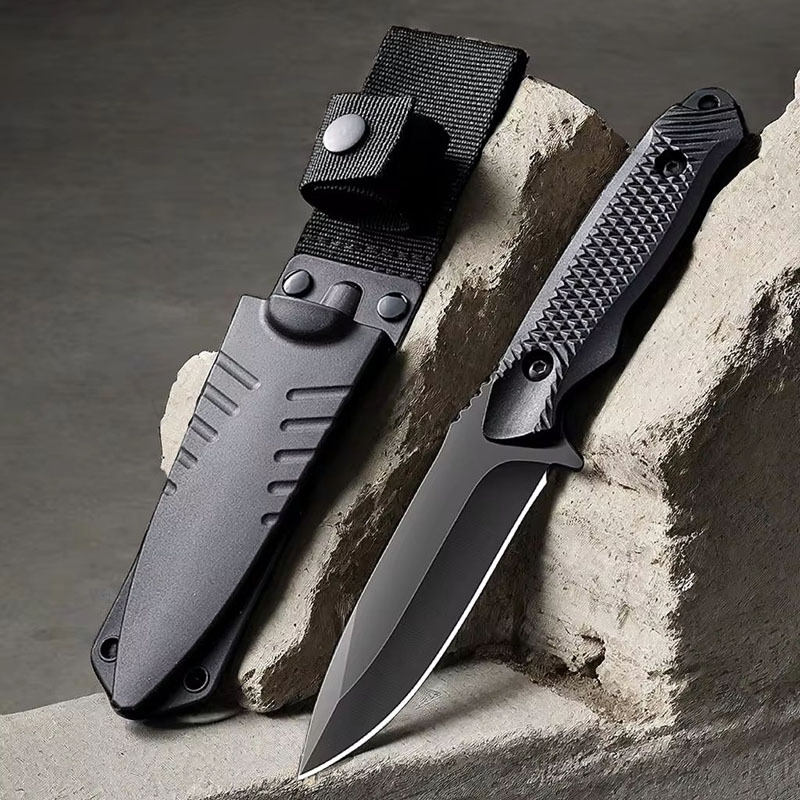  1pc portable fruit knife, high hardness sharp, barbecue camping knife, multi-functional knife 