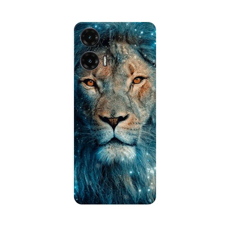 Cute Cartoon Silicone Back Cover with Soft TPU Bumper