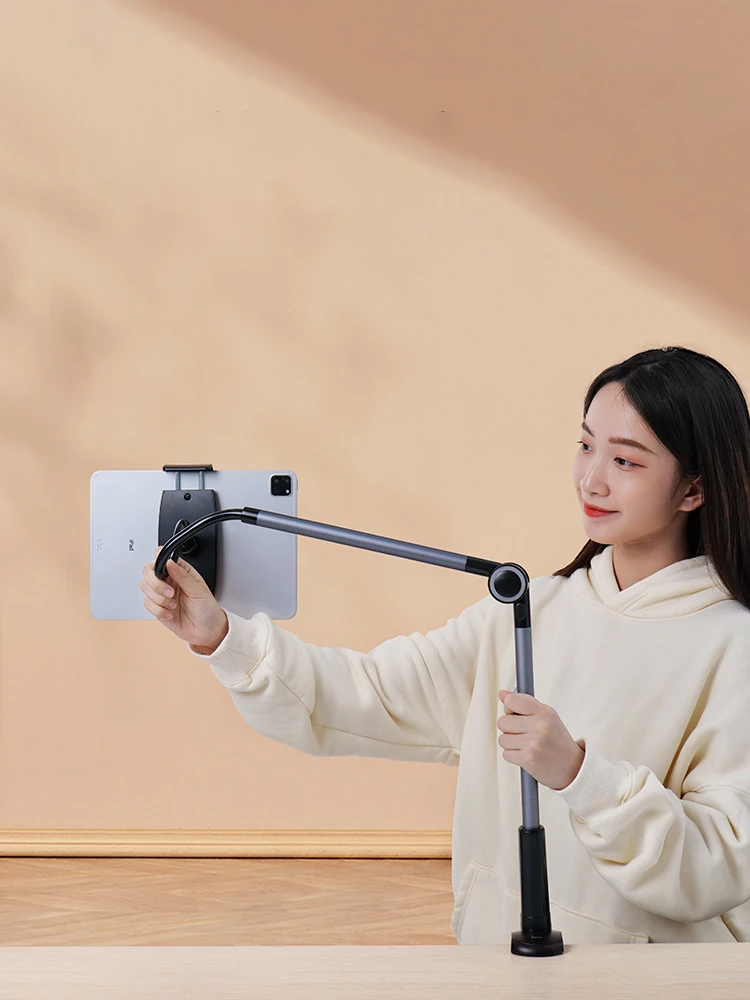 Baseus Clip Phone Holder 360° Rotatable Lazy Tablet Stand Long Arm Base for iPho