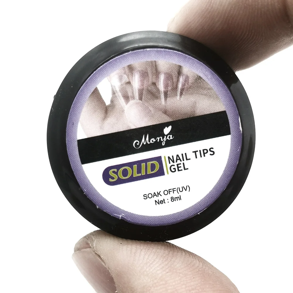8ml Easy Stick Solid Nail Patch Gel - Clear UV Gel
