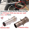 Slip On For Super DUKE 1050 1090 1190 KTM 1290 2013-2016 Motorcycle Exhaust System Escape Modify Muffler Tube Middle Link Pipe
