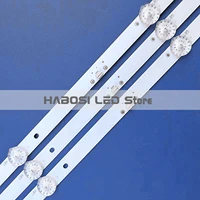 100% New 3pcs/Kit LED Strips for 43 TV RF BS430S30 0601S 01 A3 RF-BS430S30-0601S-01 A3 LT 324X3 MAX E43CH S 1