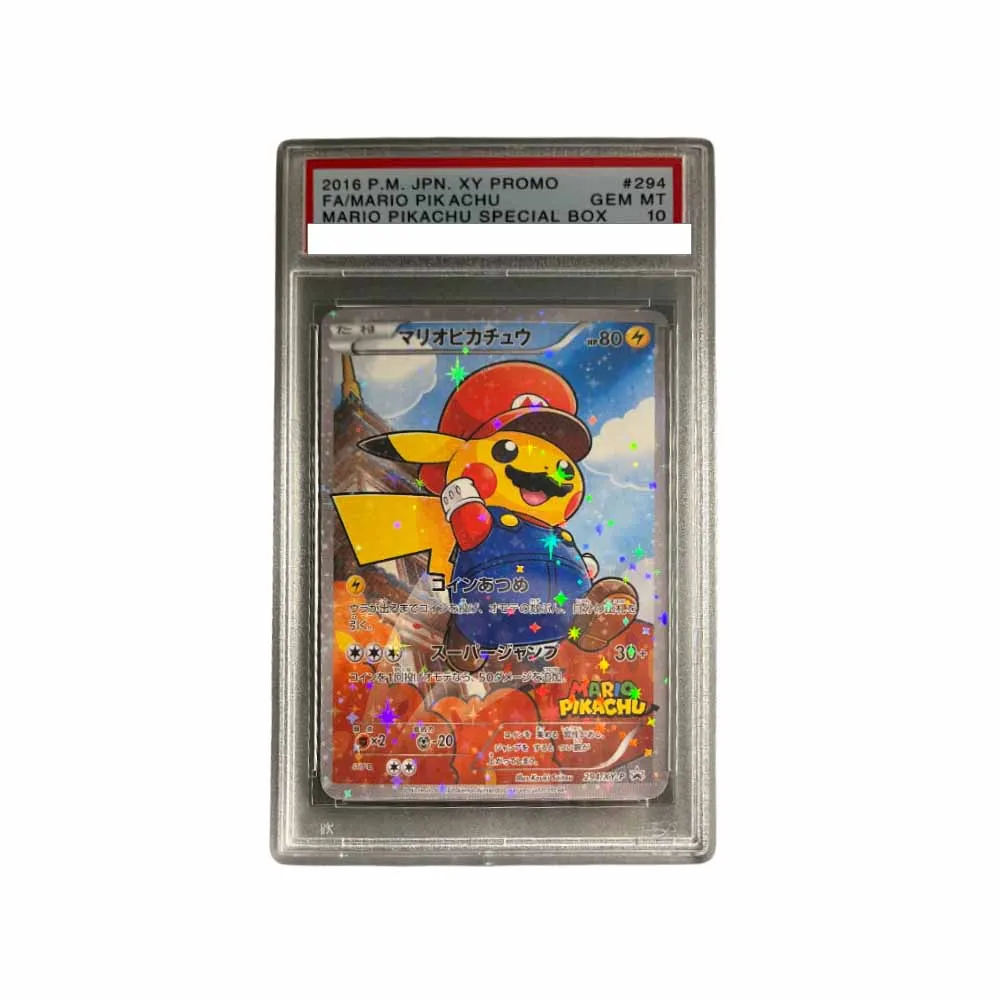 2016 Pokemon Card Japanese Xy Promo Fa Mario Pikachu Special