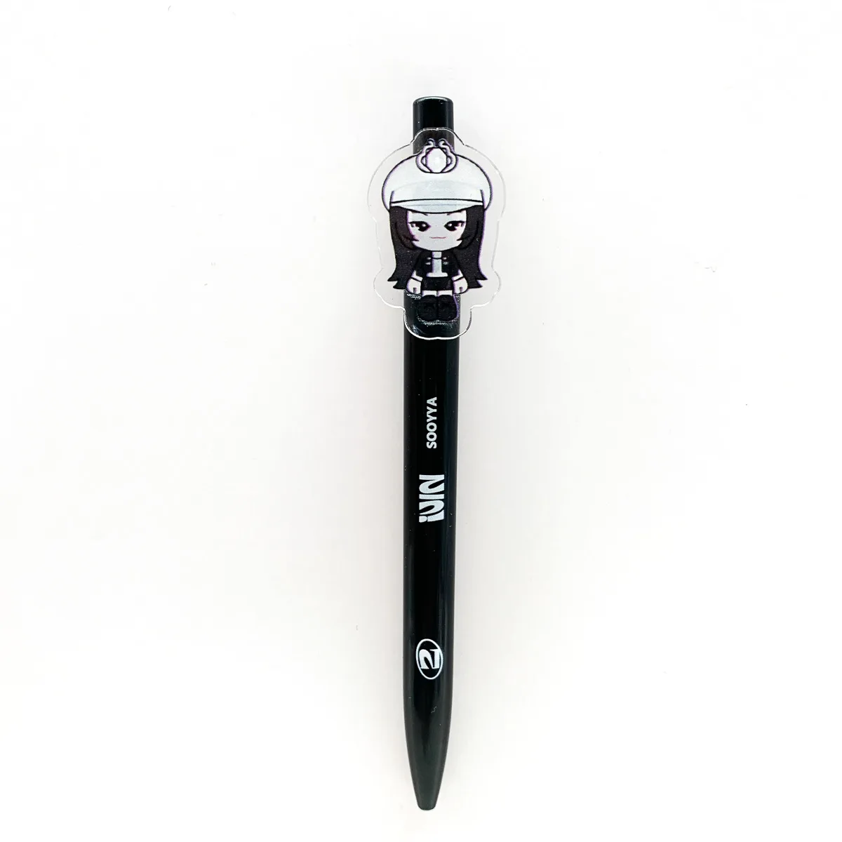 Kpop (G)I-DLE Ballpoint Pen New Album Super Lady Character Photo Headshot Black Pen Student School Supplies Stationery Fans Gift