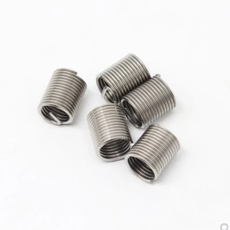 Insertos Roscados, 10 Piezas De Rosca Insertos De Hardware Sujetador Interior M6 * 1,0 Exterior