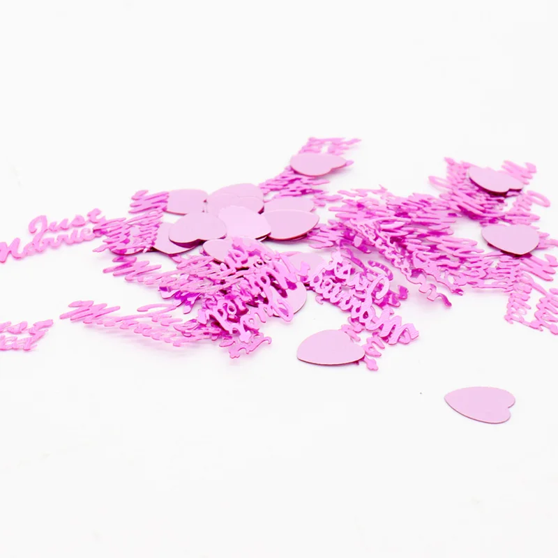 

15g Just Married Heart Confetti Wedding Decor Confetti Gold Table Decoration Wedding Engagement Bridal Shower Party Decorations