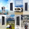 1000W Solar Panel 12V Solar Cell 100A Controller Solar Plate Kit For Phone RV Car Caravan Home Camping Outdoor Battery 6