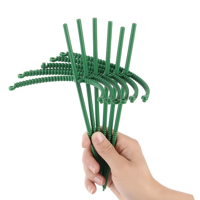 Félköri Műanyag Növényi Tartó Halom Összeállított Virágállvány Rögzítő Rúd Otthoni Bonsai Kerti Gyümölcsös Növényekhez - Image 4