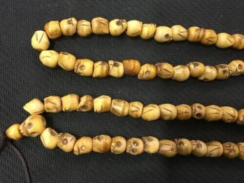 Human Skull Bone Mala Beads - Single Beads