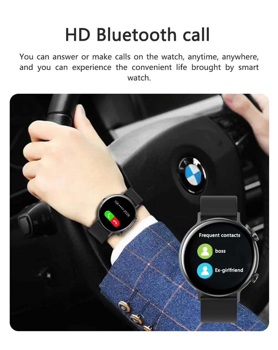 2022 New Bluetooth Call Smart Watch Men Women ECG+PPG Fitness Tracker Sports waterproof Bluetooth Music Smartwatch Man Ladies