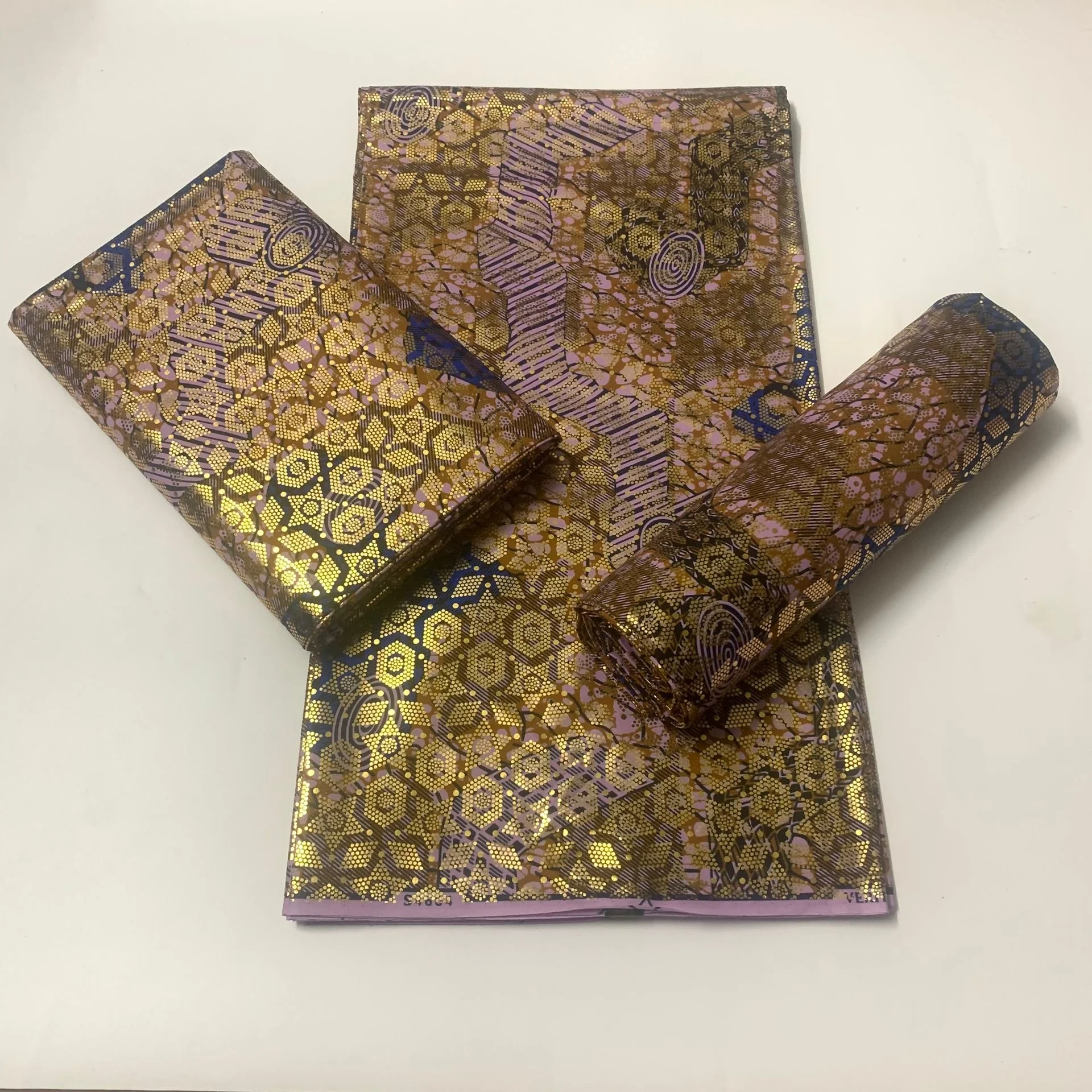 

Новое поступление, хлопковая ткань с Африканским золотым восковым принтом, материал Анкара батик, хорошее качество, кружевная ткань для женщин, свадебное платье