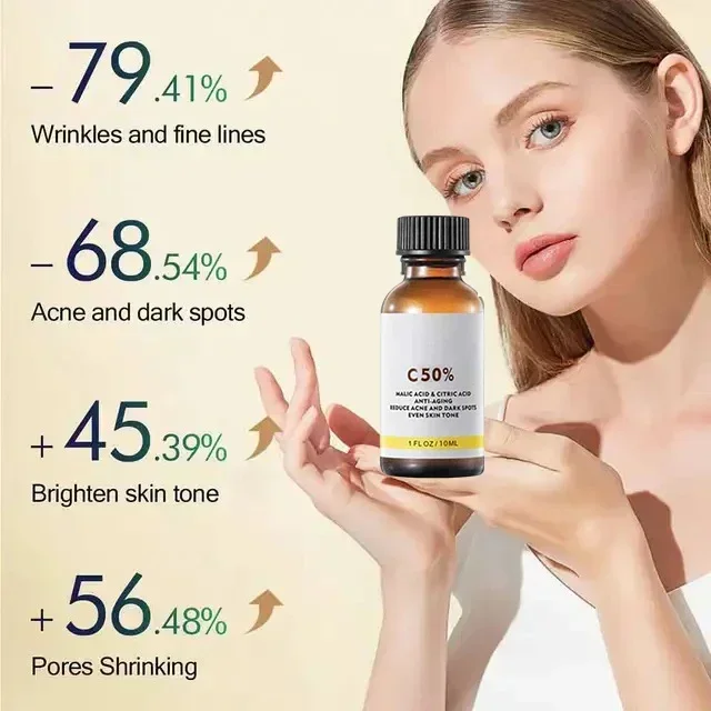 Acid Peeling Serum Chemical Exfoliant Peel for remove Face Dark Skin Spots Whiten Lighten Melanin Peeling Solution Skin P bleaching skin care set
