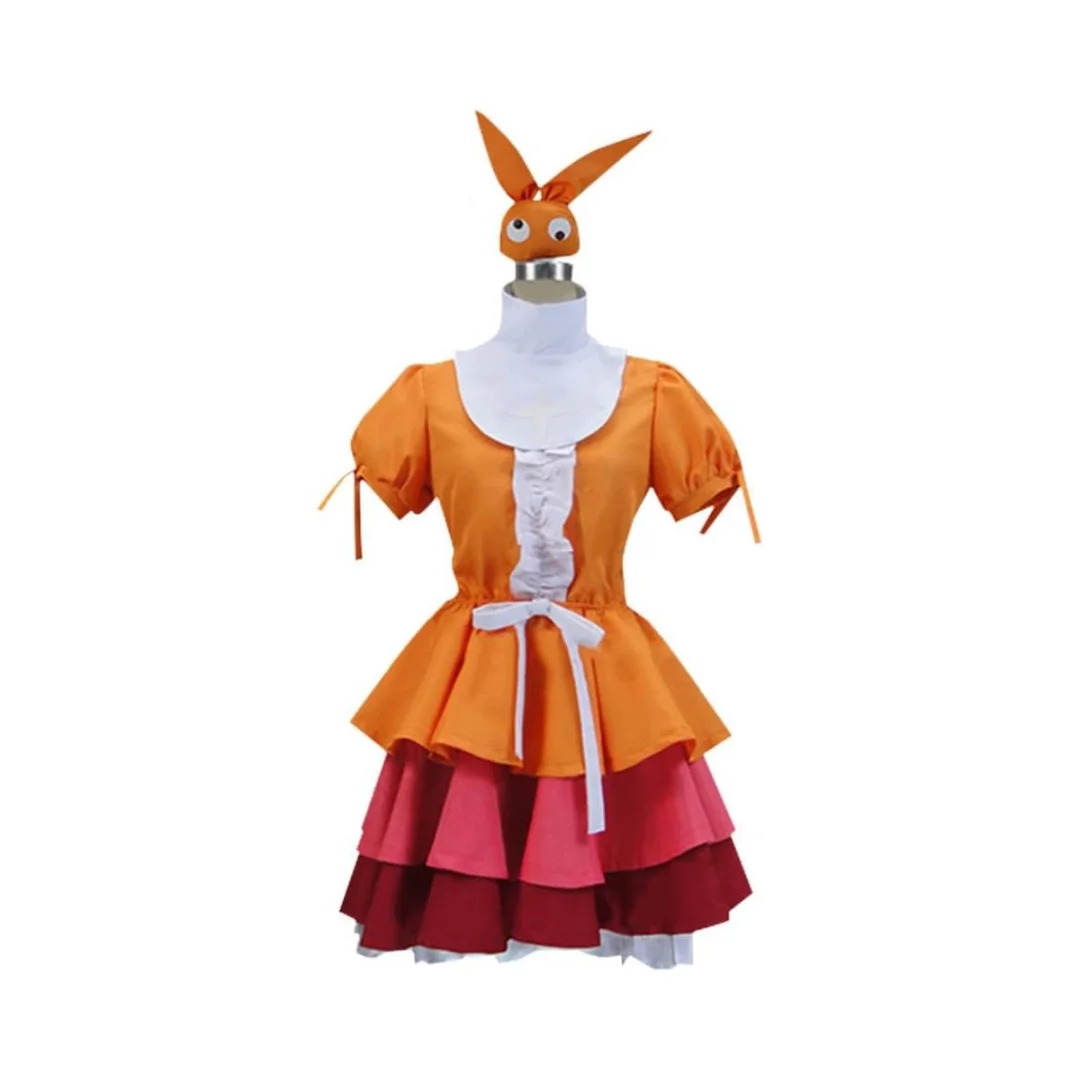 Фото Аниме женское платье серия Monogatari Nisemonogatari Yotsugi Ononoki Косплей Костюм Униформа №2