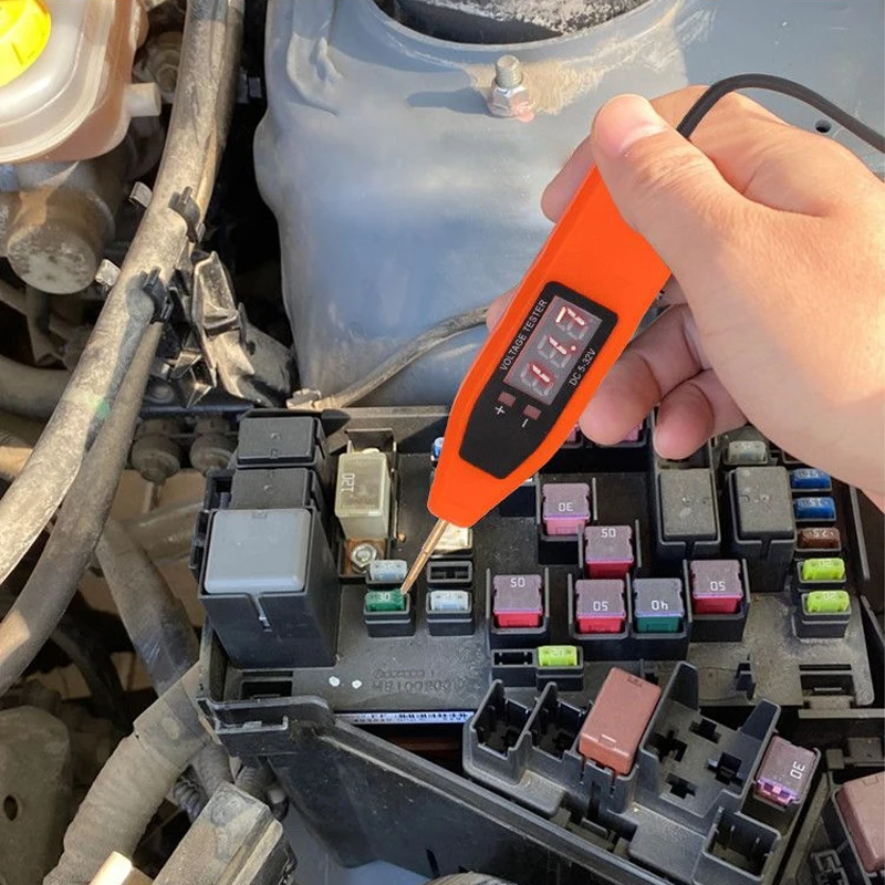 1PC Car Test Light Pen Line Detection and Power Verification Multifunctional Digital Display Electrician Specific Maintenance 5