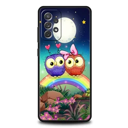 Adorable Cartoon Owl Soft Phone Case - Stylish and Protective Cover - Samsung A22 5G (A1)