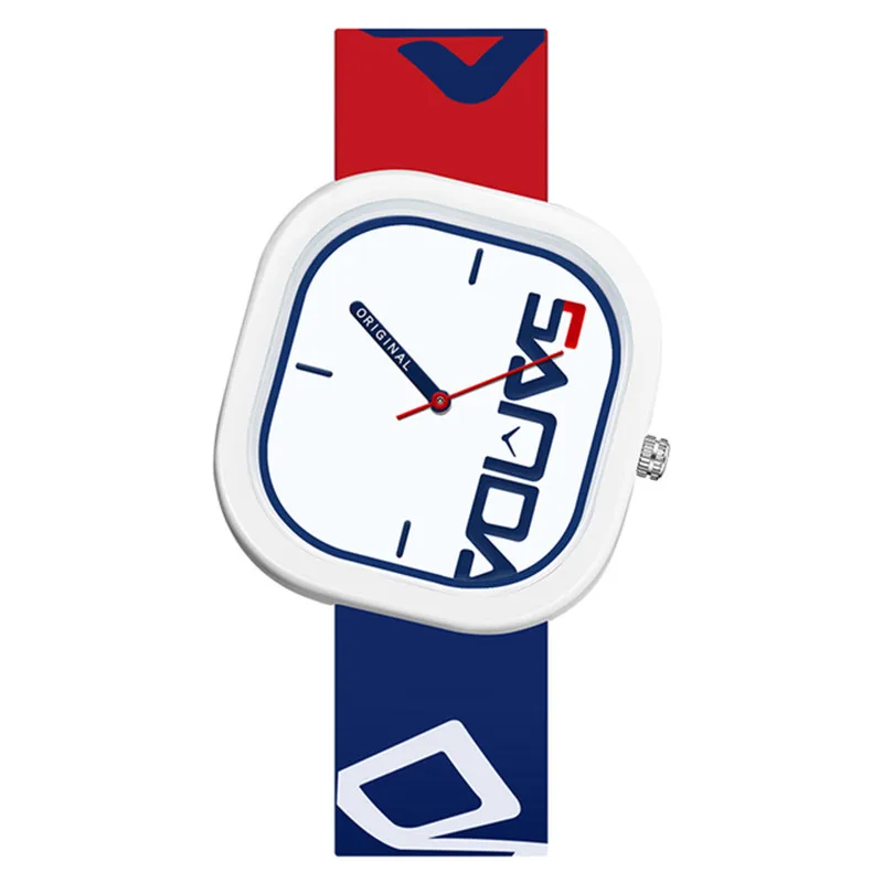 

SANDA Top Brand Men's Fashion Ultra Thin Silicone Strap Men's Quartz Watch Analog Sports Waterproof Clock Reloj Hombre 3203