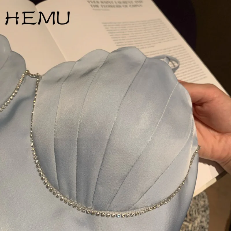 

Юбка Hemu Женская в стиле ретро, пикантная модная облегающая маленькая юбка, в Корейском стиле, лето