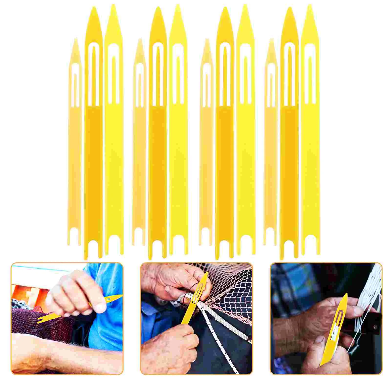

Repair Knitting Shuttles Tool Fishing Netting Needle For Fishing Net Plastic Reusable Shuttles Netting Repairing Shuttles