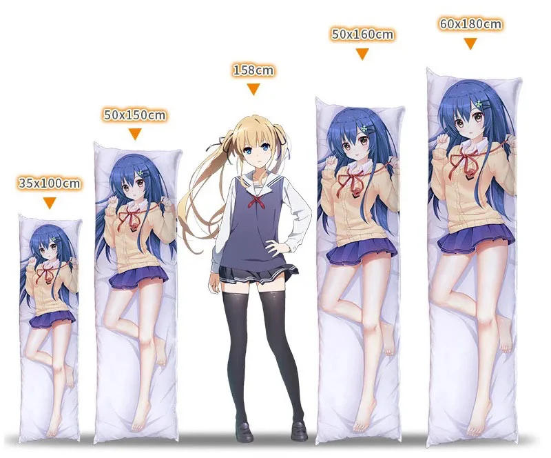 Description Picture 2 of itemDakimakura anime Shinobu Kocho Double-sided Print Life-size body pillows cover Adult pillowcase