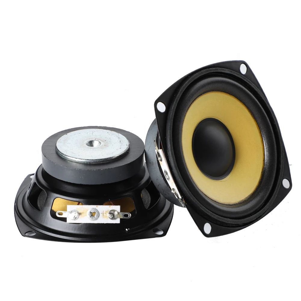 2Pcs 3 Inch Full Range Speaker 4 Ohm 10 W Multimedia Loudspeaker DIY Amplifier Bluetooth Speaker Home Sound Theater