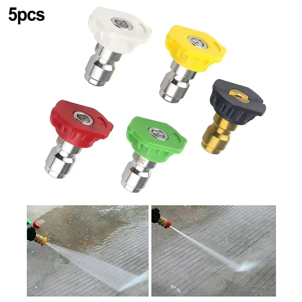 Karcher 고압 물총 K2-K7용 액세서리로 특별히 사용되는 퀵 어댑터 세차 노즐 5색 폼팟