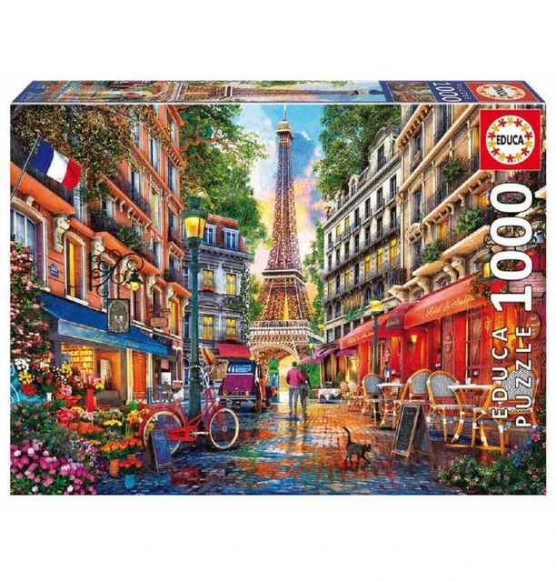 Puzzle 1000 pieces Paris street educates erasures