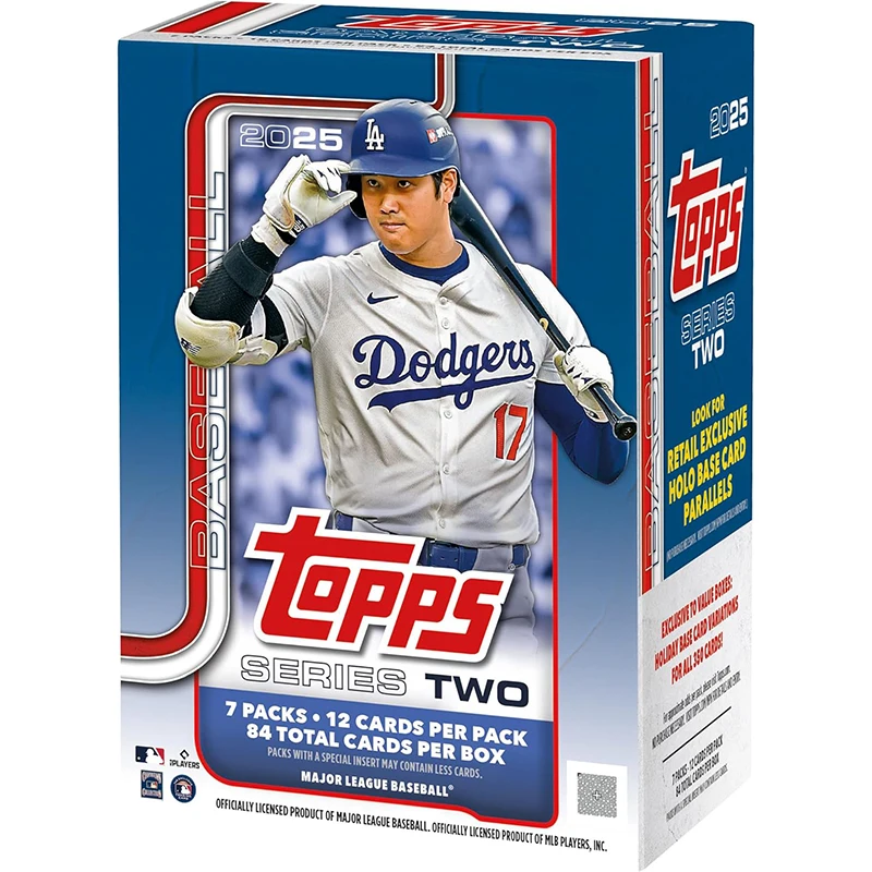2025 Topps MLB Serie de béisbol Dos Caja de 2 valores Mega Box Tarjeta de colección de sellos de fábrica Regalo de firma limitada