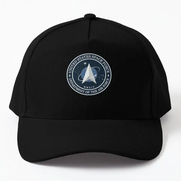 

Space Force Logo Classic T Shirt Baseball Cap Hat Hip Hop Printed Fish Sun Outdoor Women Sport Snapback Czapka Boys Mens Black