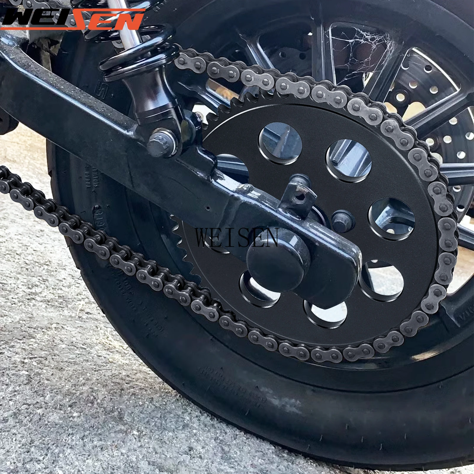 Motorcycle Chain Drive Conversion Kit Rear Front Sprocket for 2006- Harley-Davidson Dyna Twin CAM SUPER GLIDE、STREET BOB