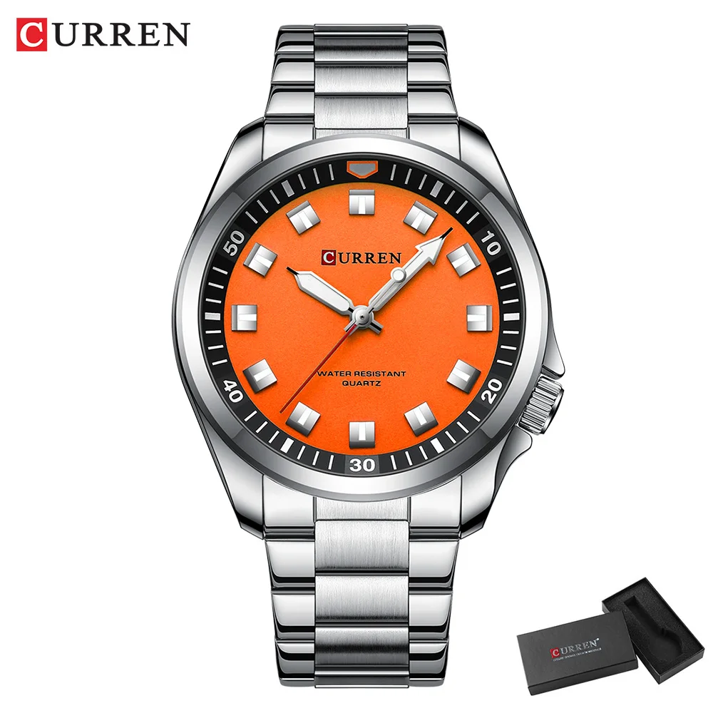silver orange box
