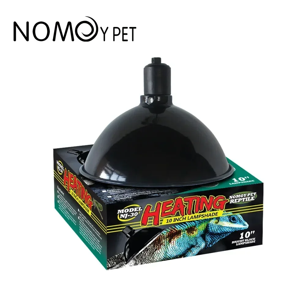 5.5/8.5/10 Inch deep dome reptile light fixture lampshade anti-scald for snakes lizards terrariums