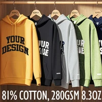 Custom Print 81% Cotton Premium Hoodie Customized Your Own Deisgn Photo Graphic Logo Men Womens Hoody Sweatshirt Pullover Gifts 1