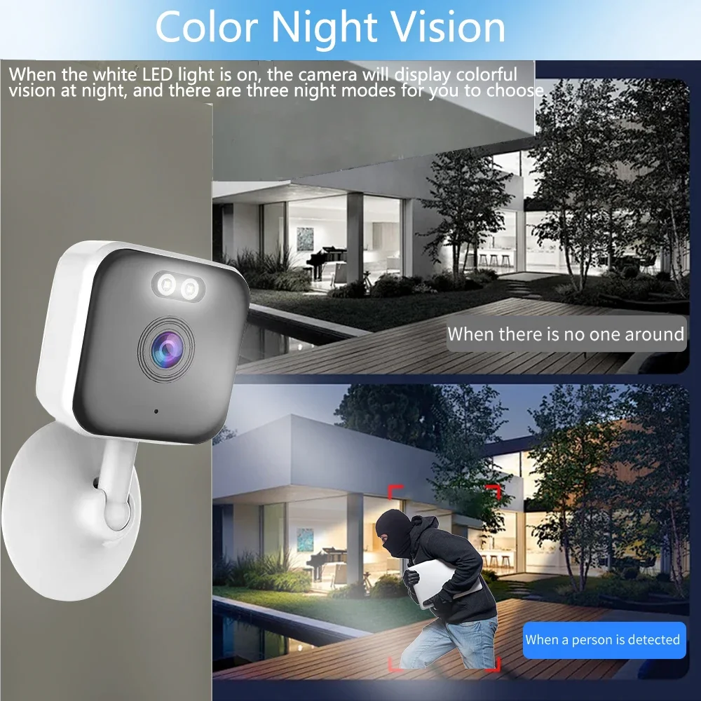5MP Tuya Smart Mini WiFi IP Camera Indoor Wireless Compact Camera Home Security Two-Way Audio CCTV Surveillance Block Camera 3