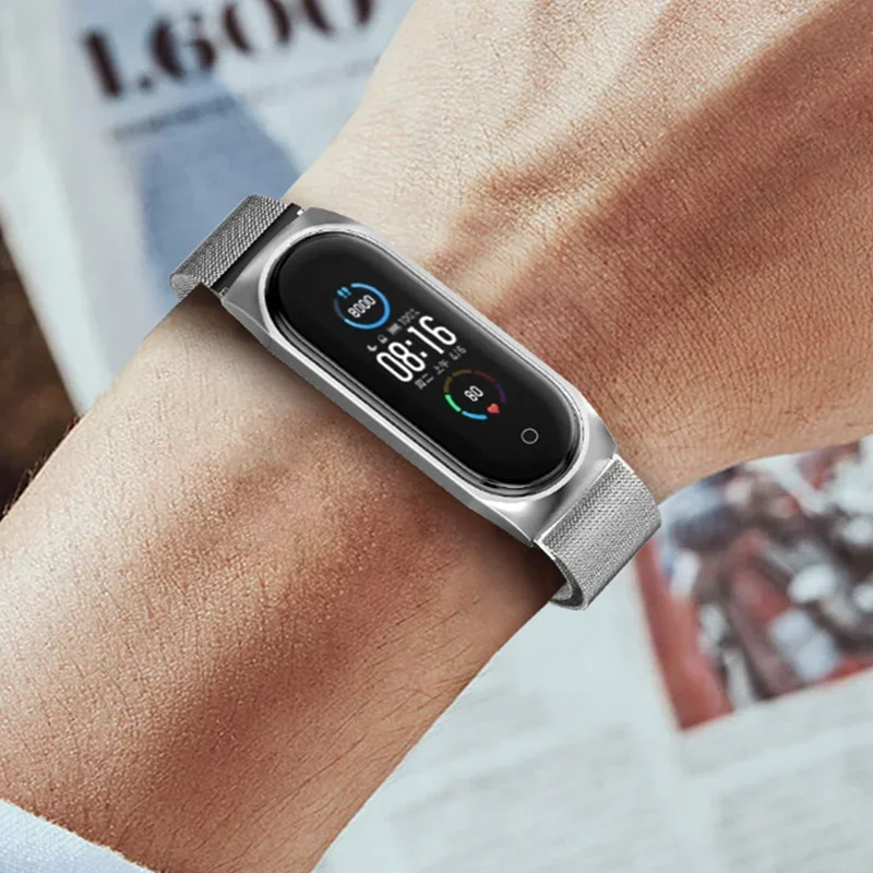 Stainless Steel Magnetic Milanese Loop Strap - Elegant Metal Wristband Bracelet